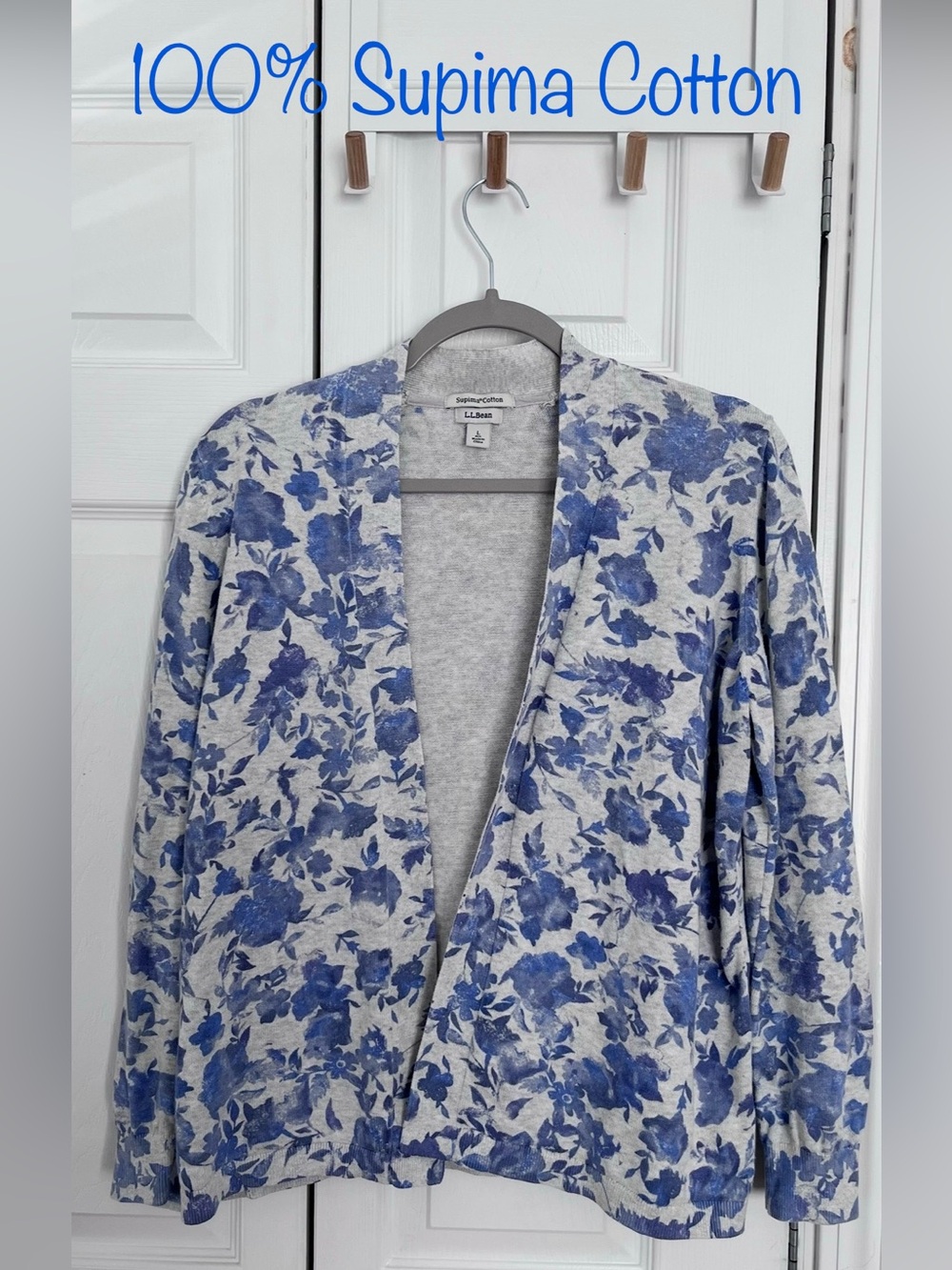 LL Bean Supima Cotton Cardigan